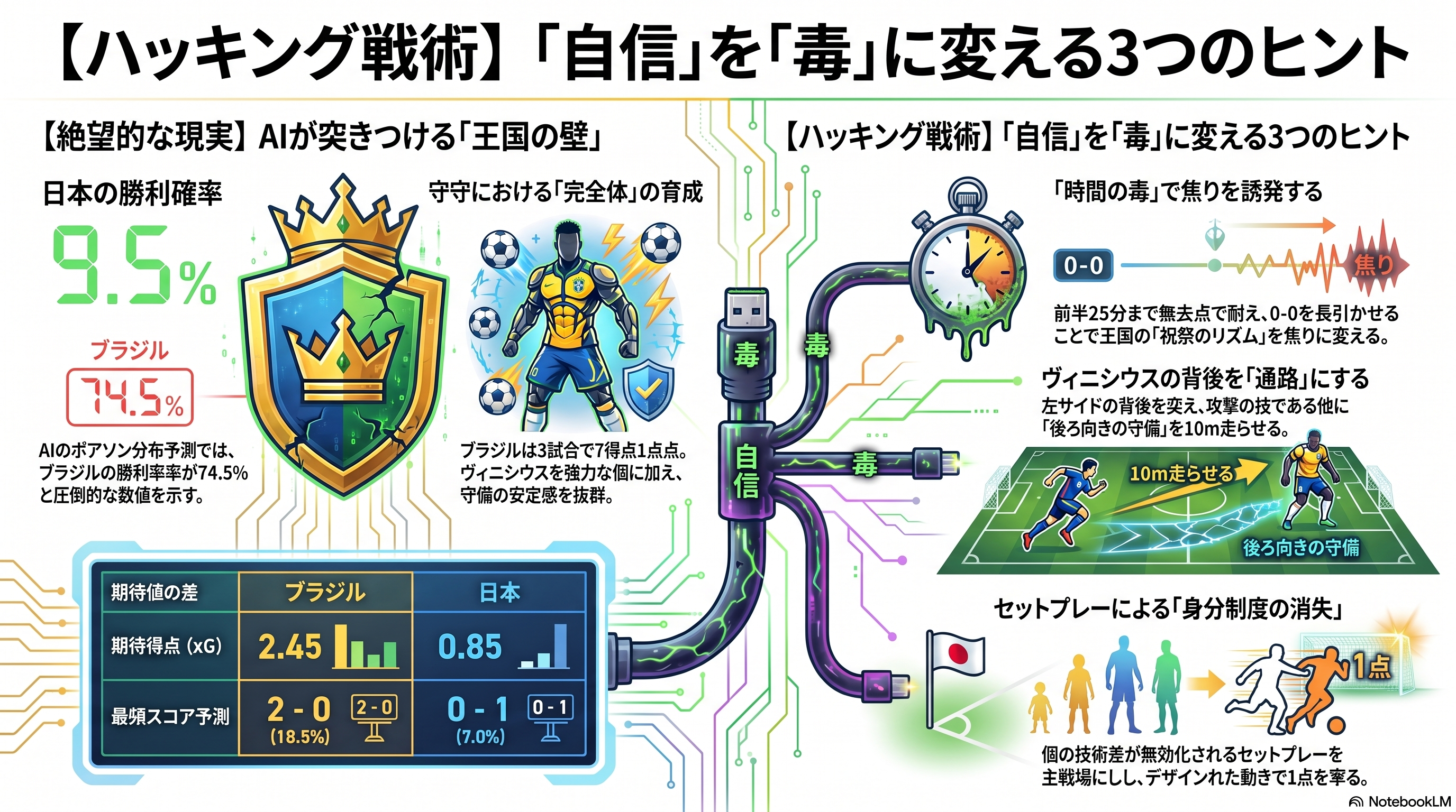 【B面097】勝率9.5%のシステムハック：王国ブラジルをバグらせる『ジャイアントキルジャー』プロトコル