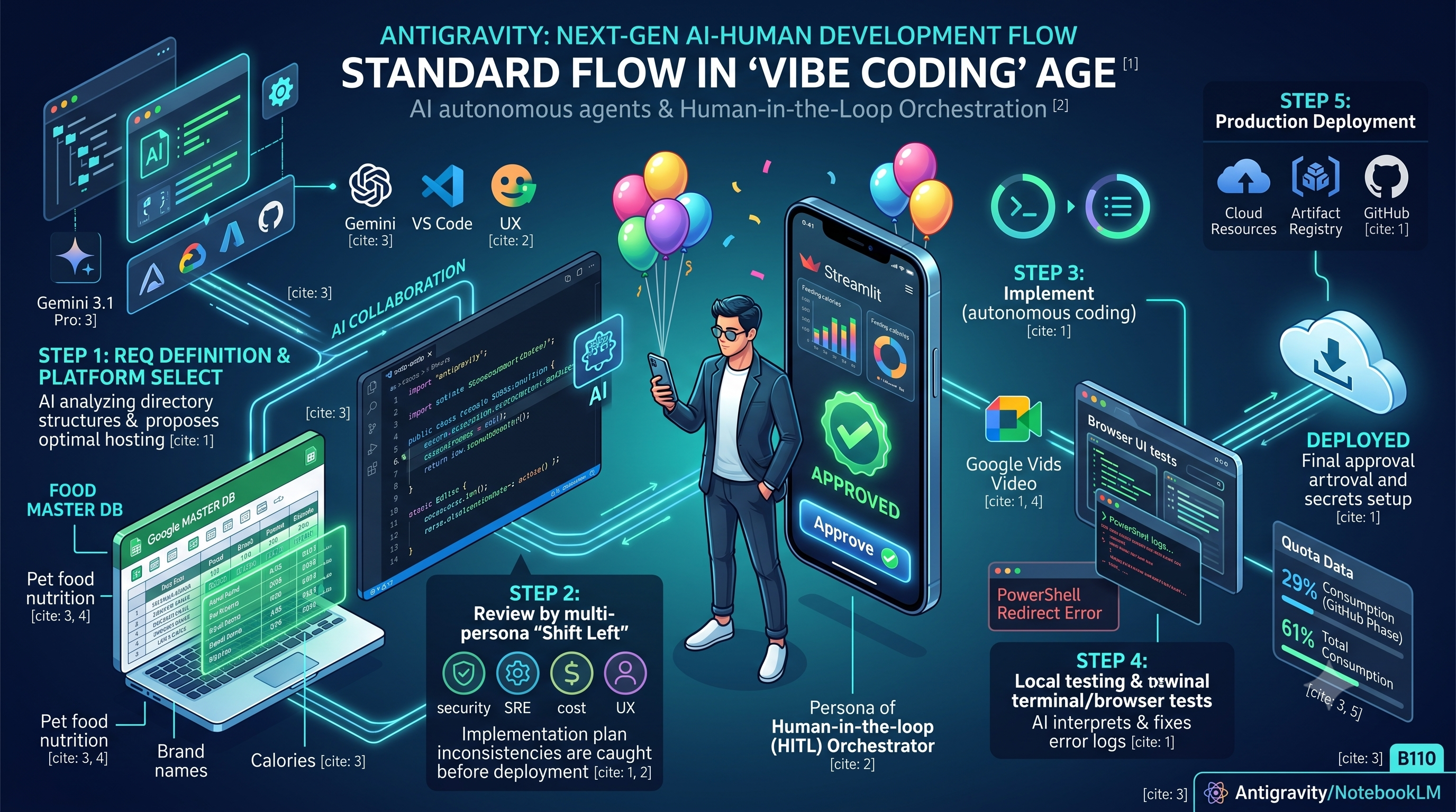 【B面110】Vibe Coding実録コードゼロで給餌計算アプリを放流！Antigravity×Googleスプレッドシート連携の裏側と「ダブルクォート欠落」の泥沼脱出劇