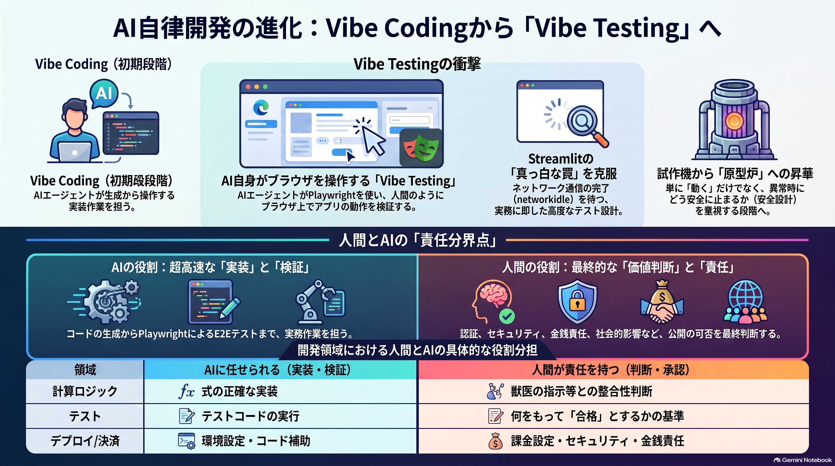 AIの自律進化実験場 構造図解
