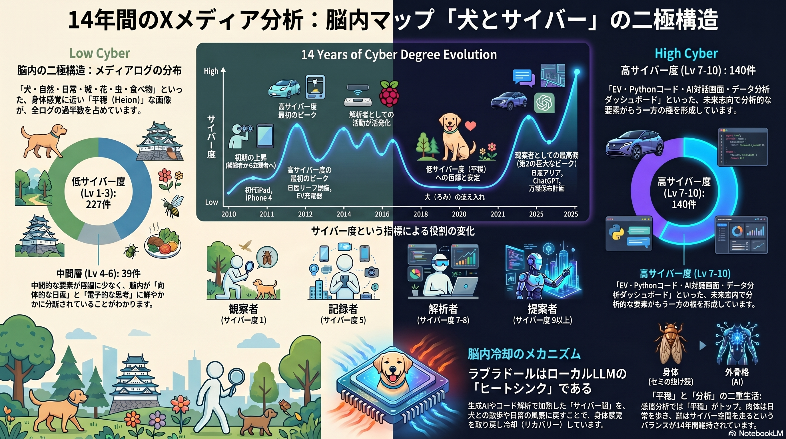 14年間のメディア脳内マップ分析